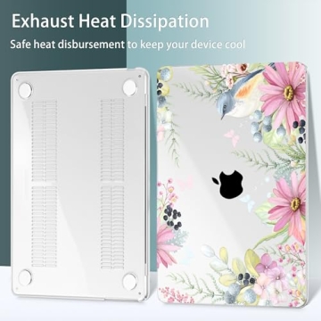 May Chen MacBook Air 13.6" Case - Retro Butterflies Protection