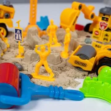 Complete Construction Sensory Bin Kit for Kids Ages 5-12