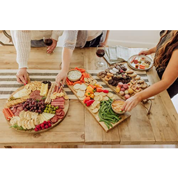TOSCANA Ravi Long Charcuterie Board - Elegant Mango Wood