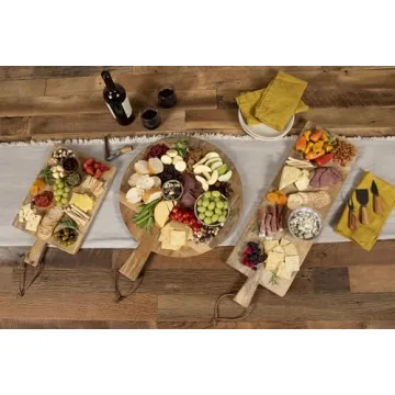 TOSCANA Ravi Long Charcuterie Board - Elegant Mango Wood