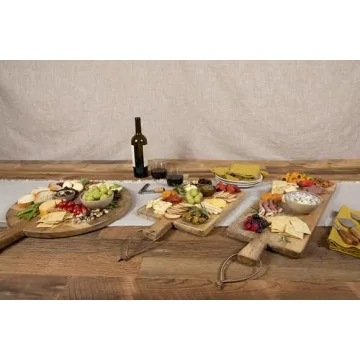 TOSCANA Ravi Long Charcuterie Board - Elegant Mango Wood