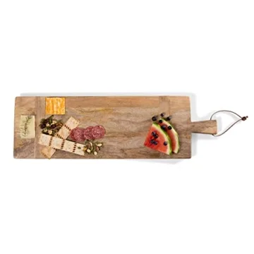 TOSCANA Ravi Long Charcuterie Board - Elegant Mango Wood