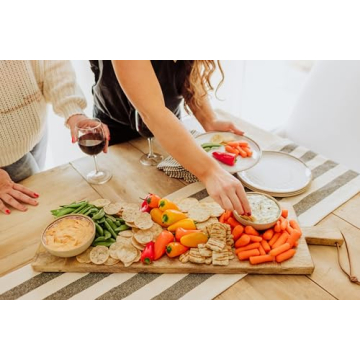 TOSCANA Ravi Long Charcuterie Board - Elegant Mango Wood