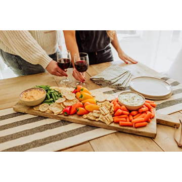 TOSCANA Ravi Long Charcuterie Board - Elegant Mango Wood