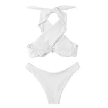 Lilosy Sexy Underwire Push Up Cutout Bikini Set