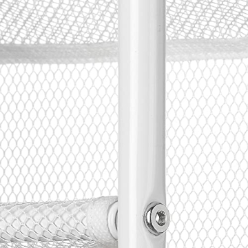 Whitmor Over the Door Shoe Organizer - Holds up to 36 Pairs of Shoes - Metal & Mesh - White