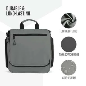 Stylish VENTURE 4TH Hanging Toiletry Bag with Compartments
