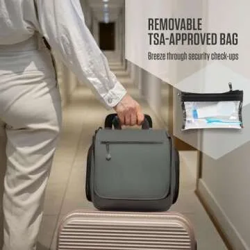 Stylish VENTURE 4TH Hanging Toiletry Bag with Compartments