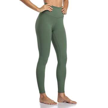 YUNOGA Women's Ultra Soft High Waisted Seamless Leggings Tummy Control Yoga Pants