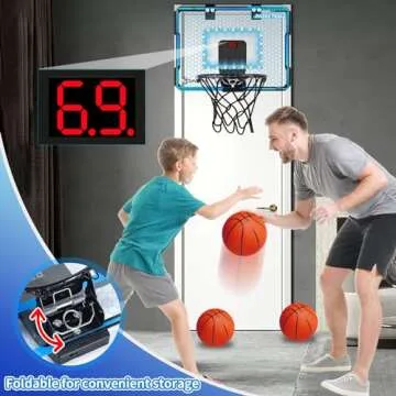 LED Indoor Basketball Hoop Gifts for Kids & Adults