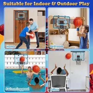LED Indoor Basketball Hoop Gifts for Kids & Adults