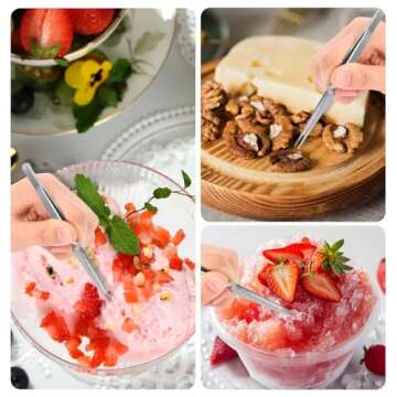 Craft Tweezers Set - 6 Precision Stainless Steel Tools