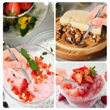 Craft Tweezers Set - 6 Precision Stainless Steel Tools