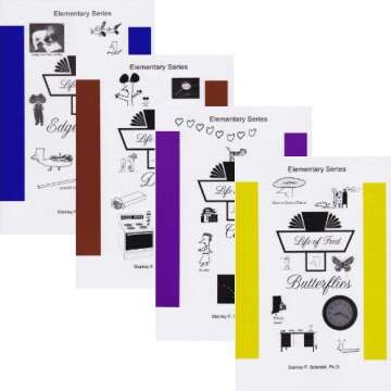 Life of Fred 4 Book Set – Fun Math Learning with Butterflies, Cats, Dogs & Edgewood