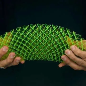 Fidget Worm Toy, Grid Worm Big Fidget Toy, Sensory Slug Fidget Toy, Resistance Fidget Toys Adults Stress Anxiety Relief Toys, Kids Sensory Toys, Power Your Fun Fidget Toy