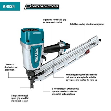 Makita AN924 Framing Nailer for Professional Projects