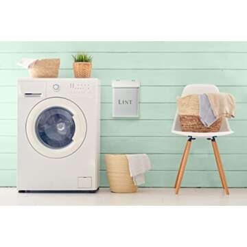Magnetic Lint Bin for Laundry Room Stylish & Practical