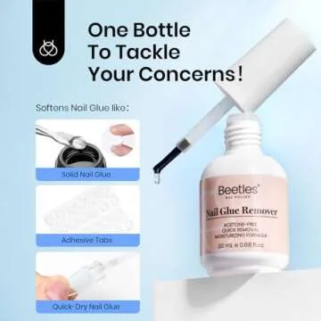 Beetles Nail Glue Remover - Effortless Nail Glue Solution