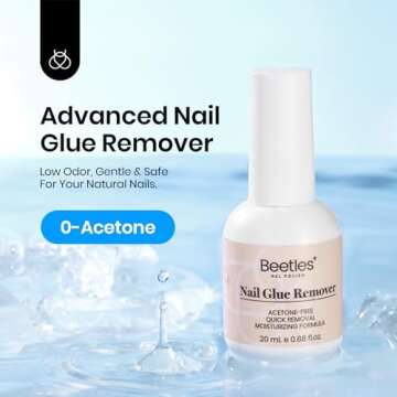 Beetles Nail Glue Remover - Effortless Nail Glue Solution
