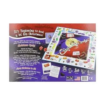 Christmas-Opoly Festive Family Game for 2 to 6 Players