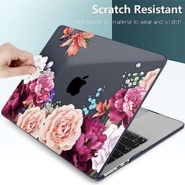 Stylish TWOLSKOO MacBook Air Case with Accessories
