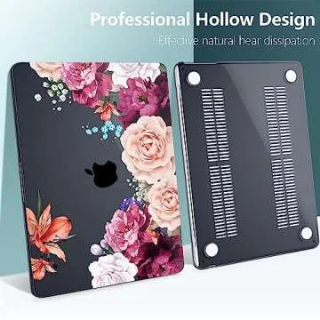 Stylish TWOLSKOO MacBook Air Case with Accessories