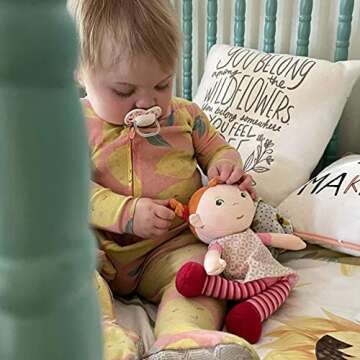 HABA Soft Baby Doll Roya - Snuggly and Machine Washable