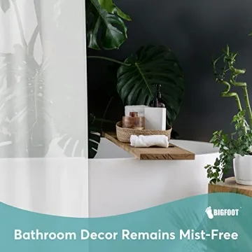 BigFoot Shower Curtain Liner - Premium Odor Free Waterproof