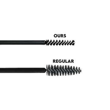 Mini Disposable Skinny Mascara Wands Micro Eyelash Brush Small Makeup Brush Applicators Eyebrow Spoolies - 100 pack