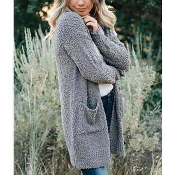 ZESICA Women’s Cozy Open Front Chunky Knit Cardigan