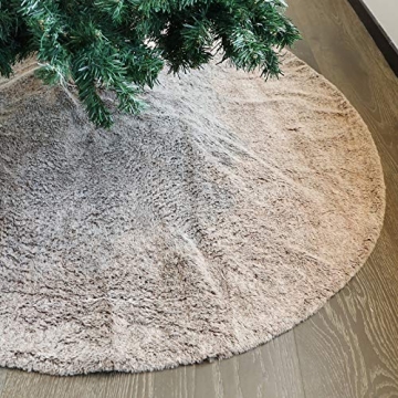 Juegoal 48 Inch Luxury Christmas Tree Skirt for the Holidays