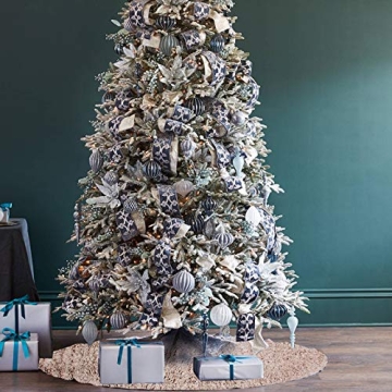 Juegoal 48 Inch Luxury Christmas Tree Skirt for the Holidays