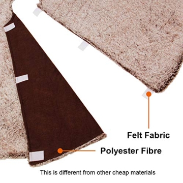 Juegoal 48 Inch Luxury Christmas Tree Skirt for the Holidays