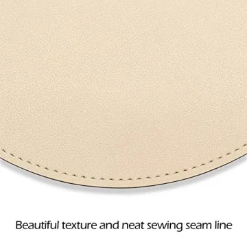 ProElife 8.66-Inch Mouse Pad with Waterproof PU Leather
