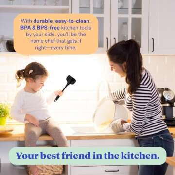 GIR: Get It Right Premium Silicone Quad Meat Chopper - Non-Stick Heat Resistant Potato Mashers and Hamburger Chopper - Ultimate - 12 IN, White