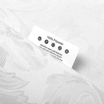 ColorBird Washable Cloth Napkins Set of 4, Scroll Damask Jacquard Dinner Napkins Cloth Bulk, 17 x 17 Inch Water Resistant Spillproof Cotton Ivory Napkins Cloth for Brunch Weddings Parties Banquets