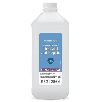 Amazon Basics 70% Isopropyl Alcohol First Aid Antiseptic 32 Fl Oz