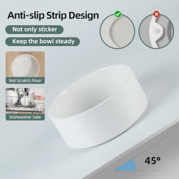 Premium Non-Slip Ceramics Dog Bowl for Easy Feeding