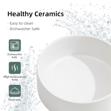 Premium Non-Slip Ceramics Dog Bowl for Easy Feeding