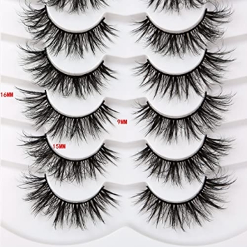 Pooplunch 8D Silk Faux Mink Lashes for Stunning Eyes