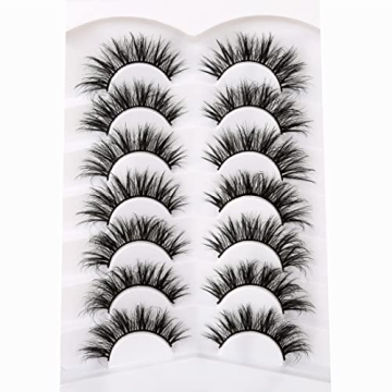 Pooplunch 8D Silk Faux Mink Lashes for Stunning Eyes