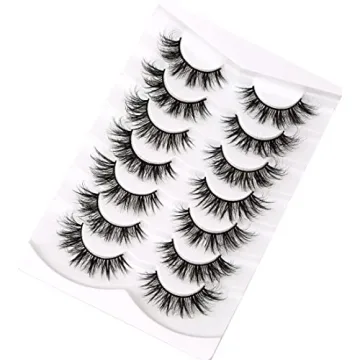 Pooplunch 8D Silk Faux Mink Lashes for Stunning Eyes