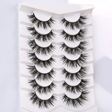 Pooplunch 8D Silk Faux Mink Lashes for Stunning Eyes