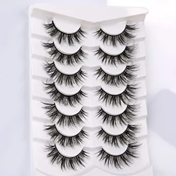 Pooplunch 8D Silk Faux Mink Lashes for Stunning Eyes