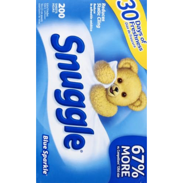 Snuggle Dryer Sheets - Fresh Clean Scent for Every Load