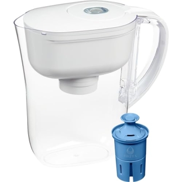 Brita Metro Elite Water Filter Pitcher 6-Cup Lead-Free