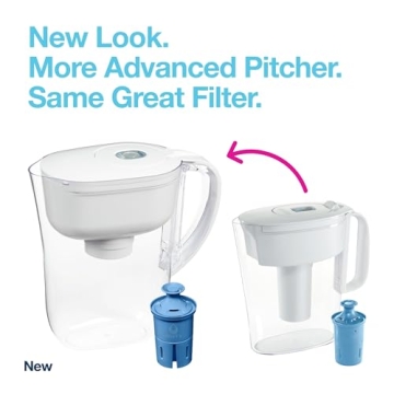 Brita Metro Elite Water Filter Pitcher 6-Cup Lead-Free