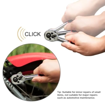 Egofine 12pcs Ratchet Socket Wrench Set for Versatile Use