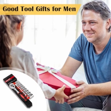 Egofine 12pcs Ratchet Socket Wrench Set for Versatile Use