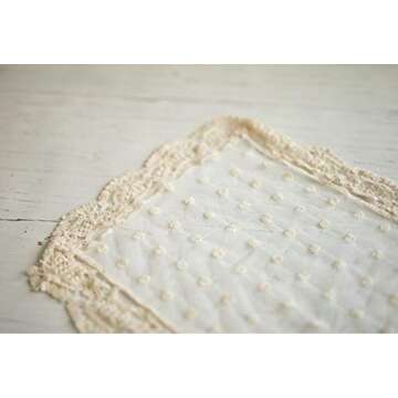 Honra Newborn Lace Wrap for Elegant Baby Photos